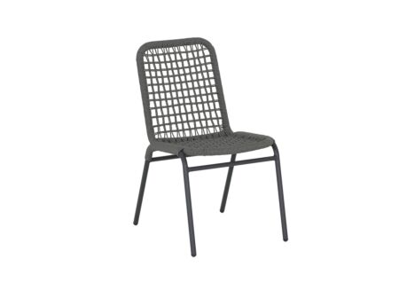 Tuinstoel Hopi 55x61x81cm - artificial rattan - antraciet