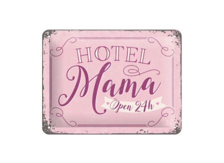 Plakkaat 15x20cm Hotel Mama