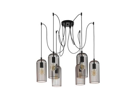 Hanglamp Roccamena 130x13cm 6x60W E27