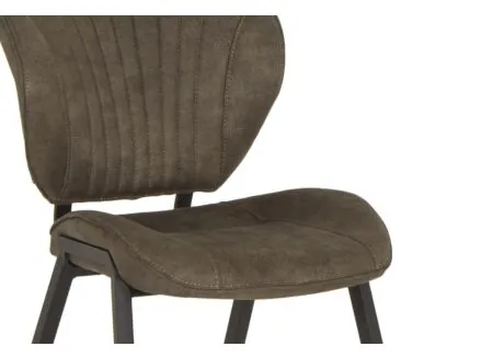 Stoel Jim 49x62x87cm - stof - luxor moss