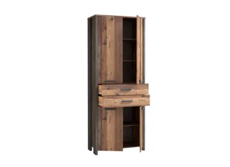 Opbergkast Clif-B 86x42x221cm - decor - old wood