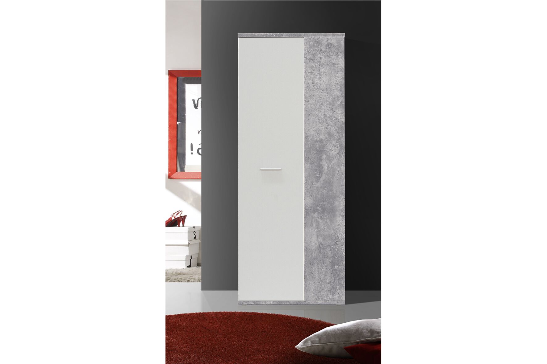 Armoire à chaussures 69x179x35cm Weba meubles