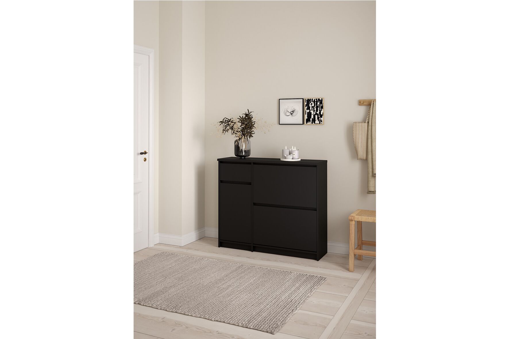 Armoire à chaussures Naia 109x32x93cm a meubles