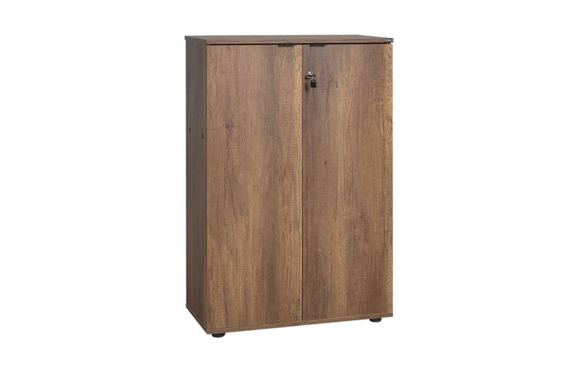 Commode Meradi 72x34x109cm - melamine - oslo walnut