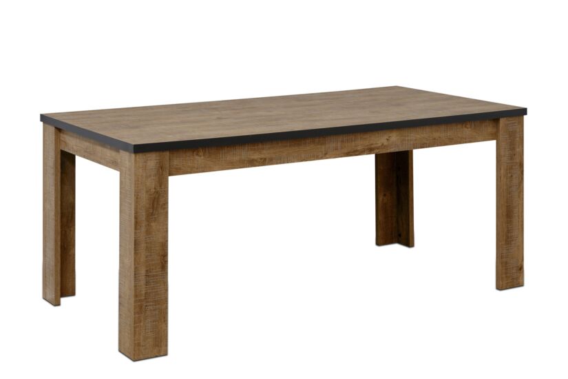 Tafel Esther 180x90cm - meubelplaat - industrial oak
