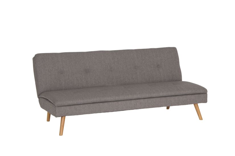 Zetelbed Fjord 1 persoons - 183x86cm - stof - grijs
