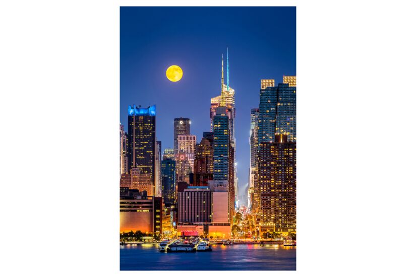 Print op canvas Great city 80x120cm