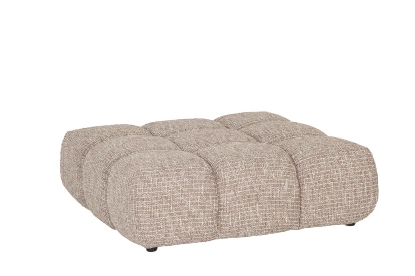 Poef Parkaway 120x120cm stof roze