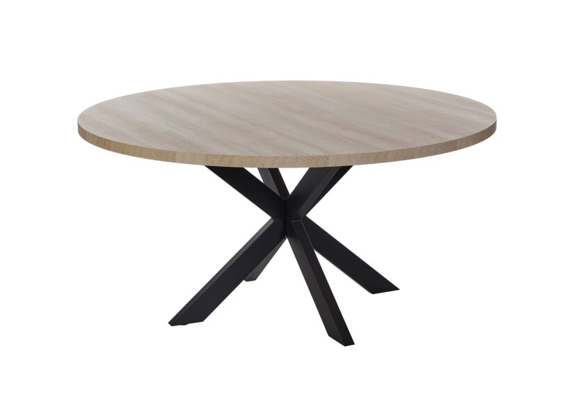 Ronde tafel Ø130cm - melamine - urban oak