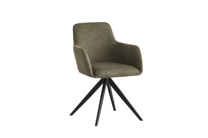 Draaistoel Sirius 57x60x83cm - stof - groen