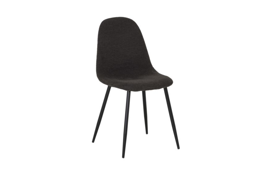 Stoel Charlton 44x53x87cm - stof - espresso