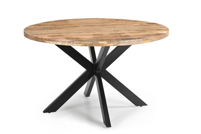 Ronde tafel Sofia Ø130cm - mango massief - naturel