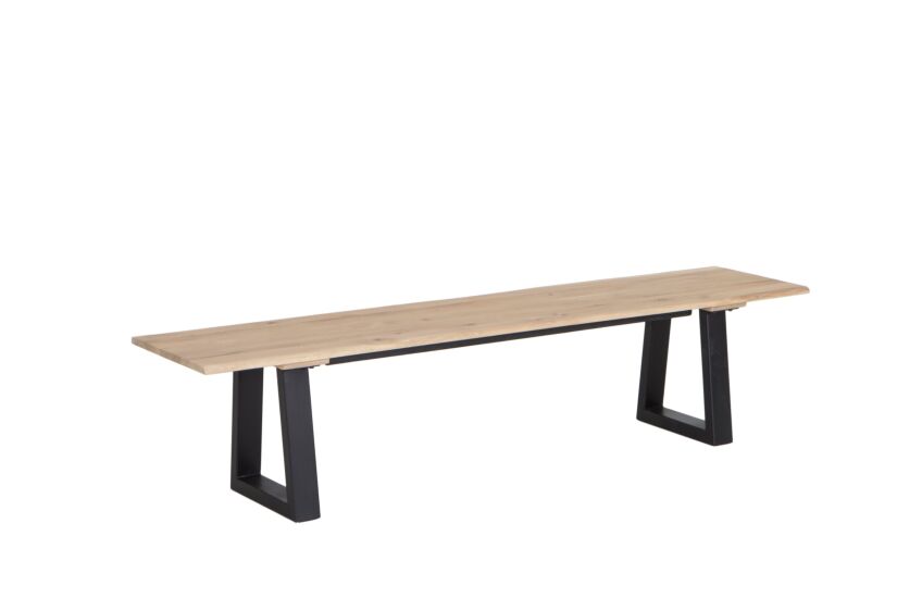 Zitbank Sherwood 180cm - eik massief - naturel