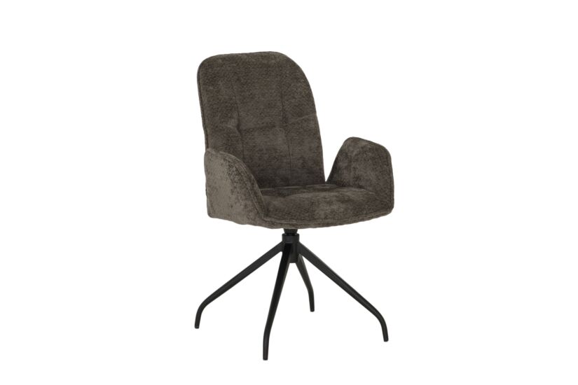 Kuipstoel Cooper Movie 47x66x87cm - stof - taupe