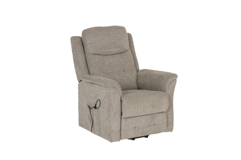 Relaxzetel Cosima elektrisch - stof - beige