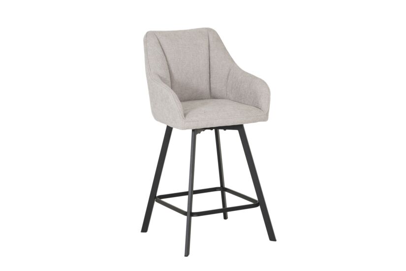 Barstoel Kanun ZH65cm - stof - greige