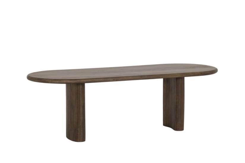 Tafel Marrone 240x100cm - mango massief - bruin