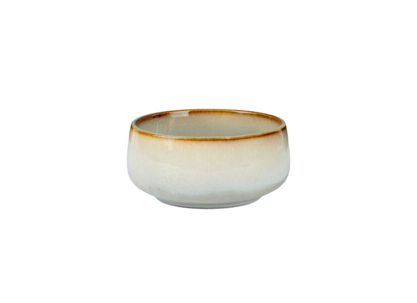 Kom Soraya Pearl Ø12,3cm - porselein - grijsgroen