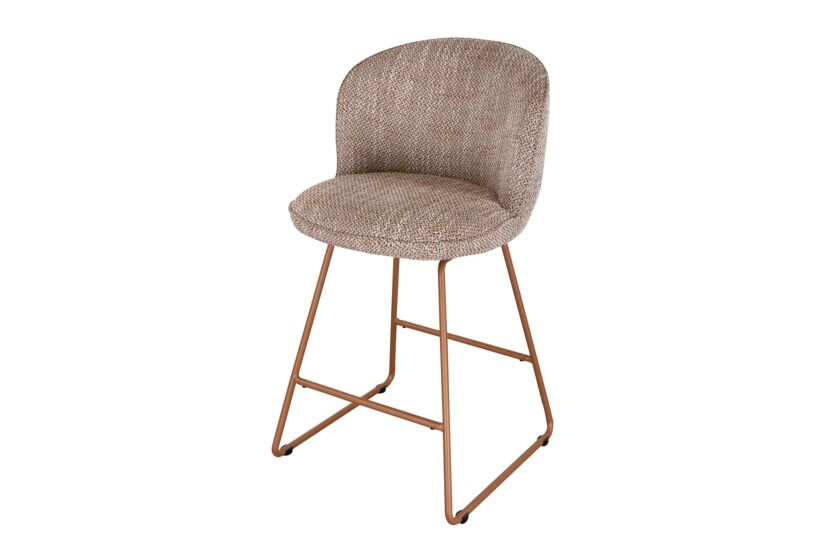 Barstoel Juma ZH67cm - stof - lichtbruin