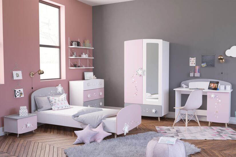 Kinderkamer Etoiles meubelplaat 2 deuren