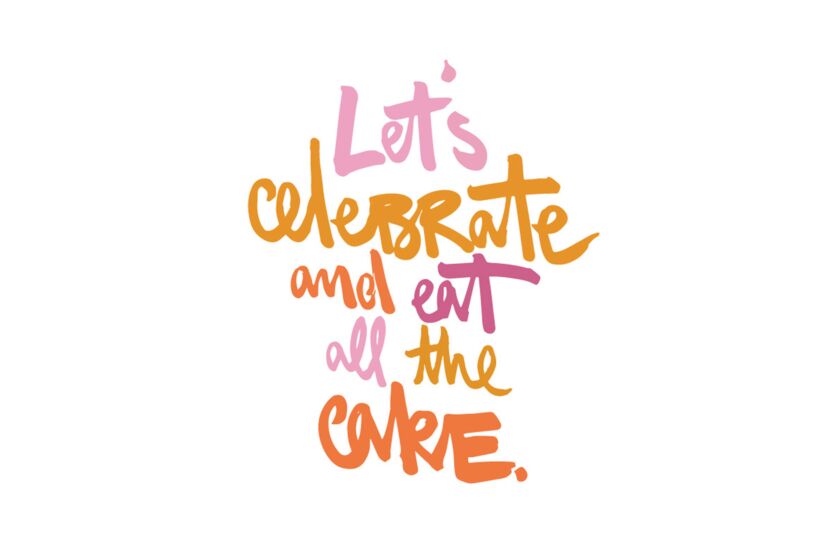 Serviette All the cake 33x33cm multicolor 20 stuks