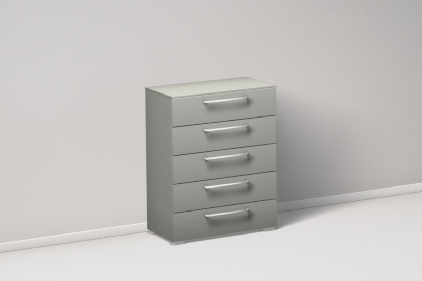 Commode Select 80x42x100cm - decor - zijdegrijs