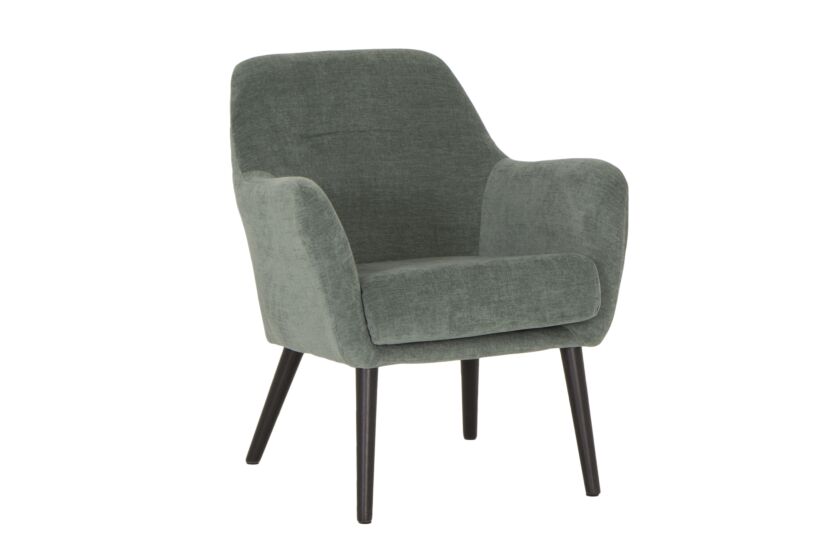 Fauteuil Pacha 70x60x82cm - stof - groen
