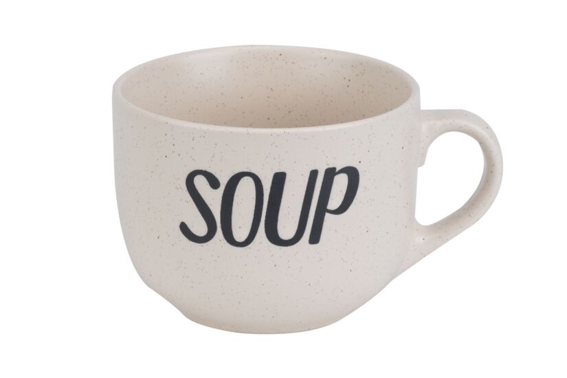 Soepkom Soup Ø11cm - keramiek - cream