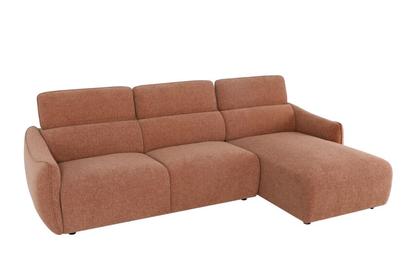Hoeksalon Immanuel 287x166cm - linnen - oranje