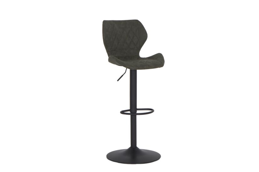 Barstoel Toro ZH58-80cm - lederlook - groen