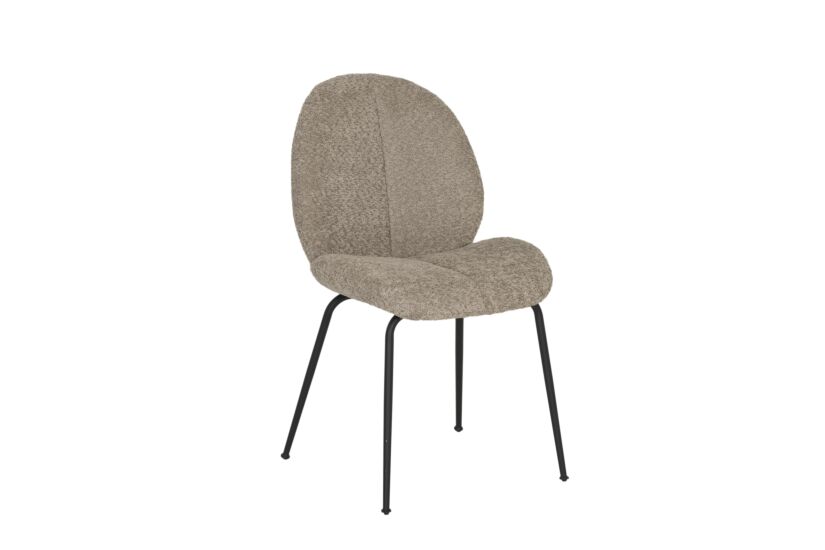 Stoel Taupo 50,5x87,5x61cm - polyestervezel - taupe