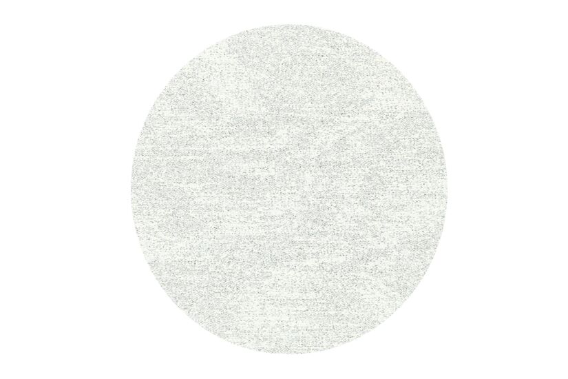 Rond tapijt Medusa Ø240cm - polyestervezel - wit