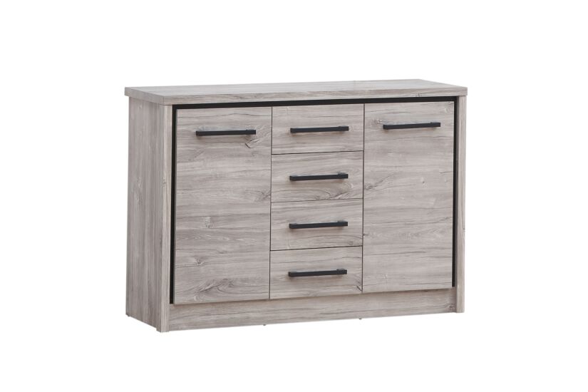 Commode Elias 120x40x83cm - decor - grijze eik