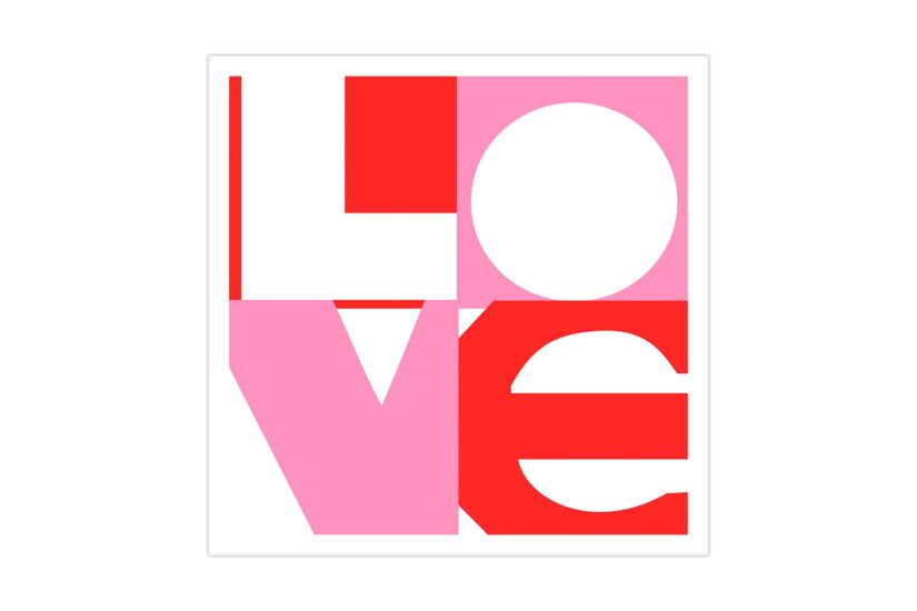 Serviette Love Graphic 33x33cm multicolor 20 stuks