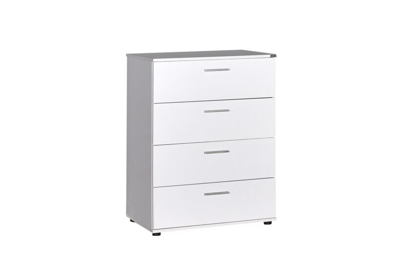 Ladekast Komodo 73x44x96cm - melamine - wit