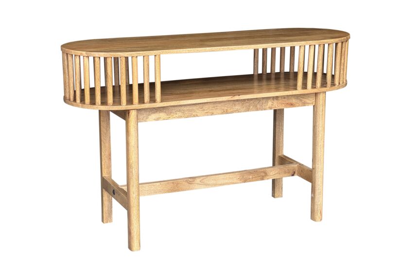 Wandtafel Cupertino 120x40cm - mango massief - naturel