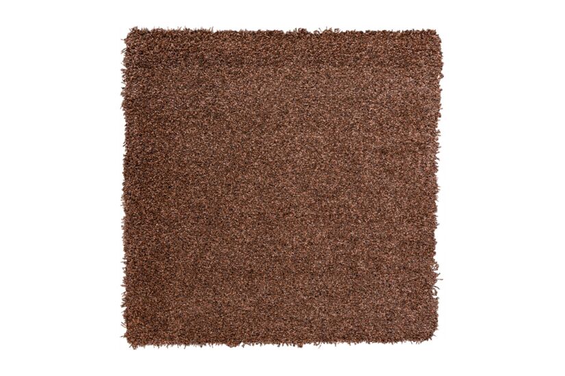 Tapijt Twister 160x160cm - polypropyleen - bruin & roest