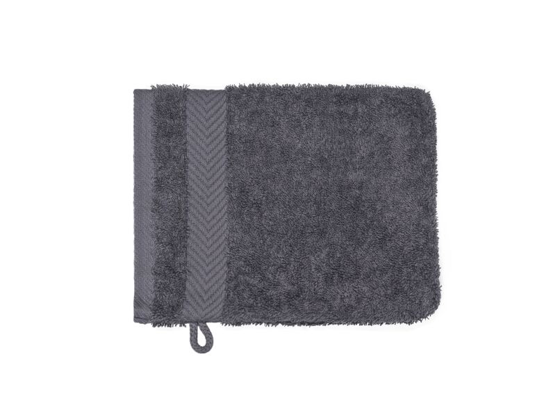 Washandje Royal Touch 16x22cm grijs