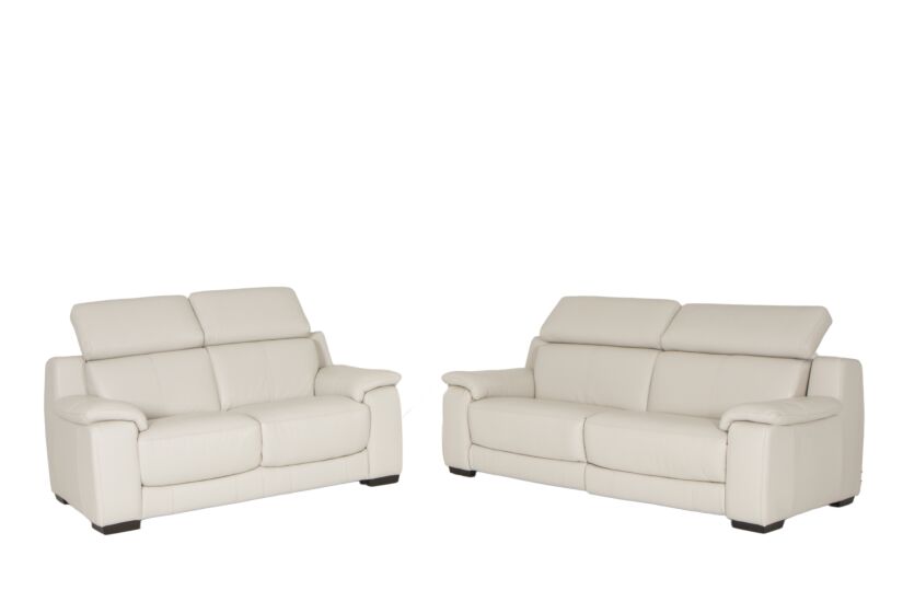 Zetel Grass 2,5+2-zit - leder - frost