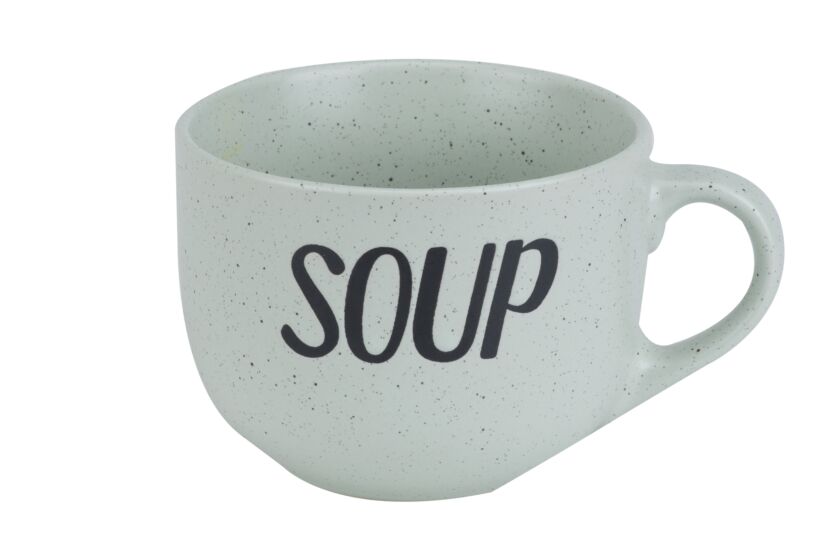 Soepkom Soup Ø11cm - keramiek - groen