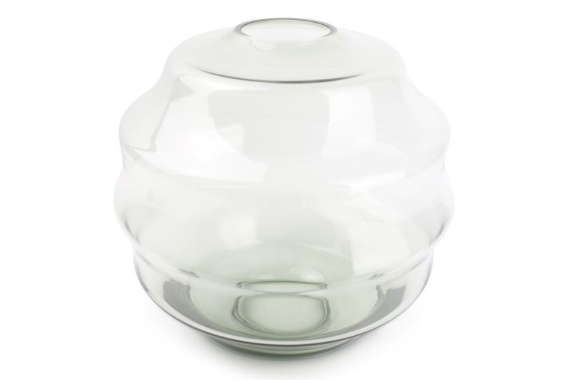 Vaas Bloom H26cm - glas - groen