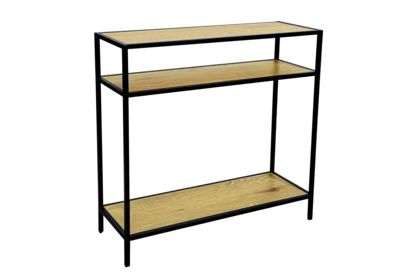 Wandtafel Tower 83x30cm - melamine & metaal - wild oak