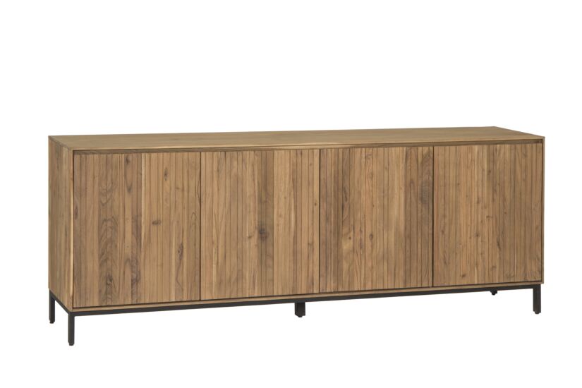 Dressoir Aquilano 225cm - acacia massief & decor - naturel