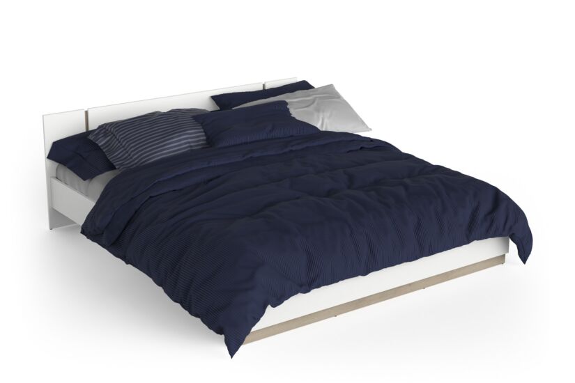 Bed Watson 180x200cm - decor - kronberg eik & wit