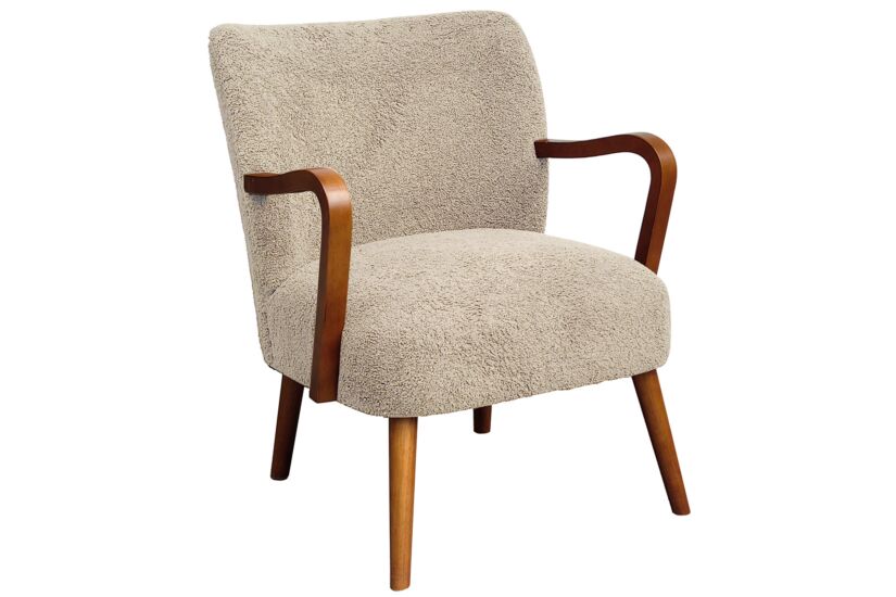 Fauteuil Klimt 62x70x78cm - stof - ecru