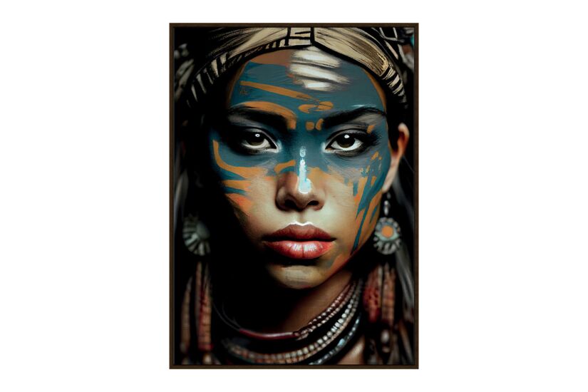 Schilderij Open eyes 100x140cm