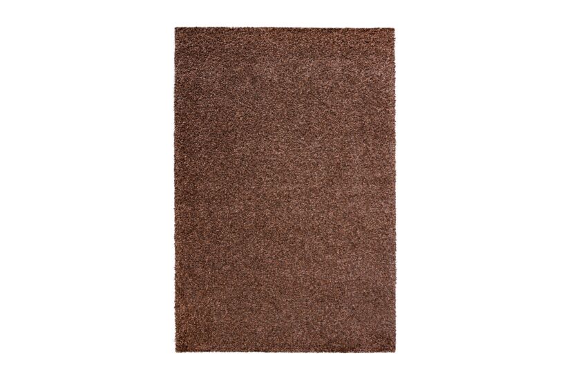 Tapijt Twister 120x170cm - polypropyleen - bruin & roest