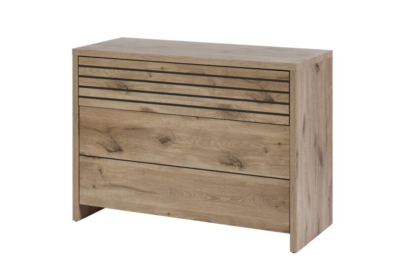 Commode Tanya 111x48x81cm - decor - canyon oak/elegant black