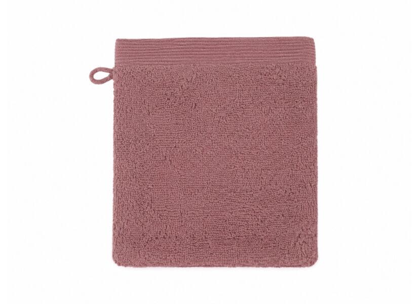 Washandje Flora 16x22cm - katoen - blush