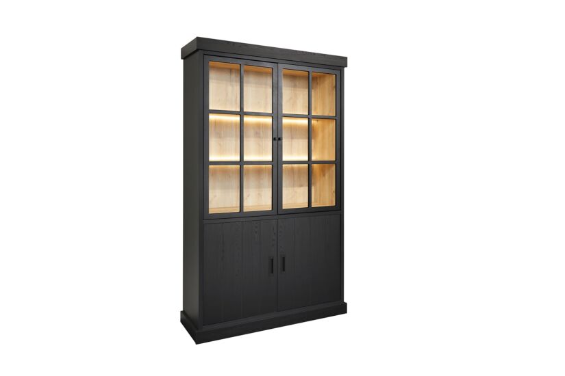 Vitrinekast Raphael 122cm - melamine - NOX